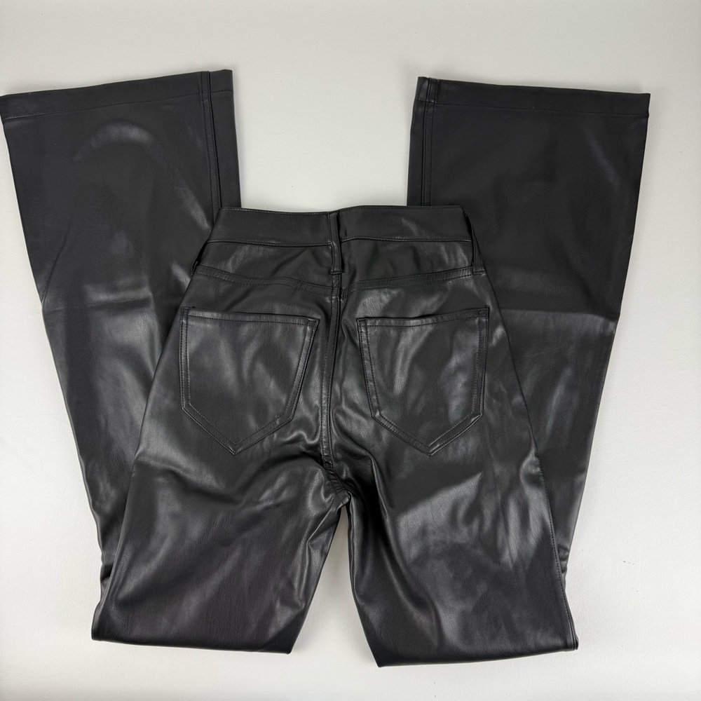 Hollister High Rise Faux Leather Flare Pants - Picture 3 of 3